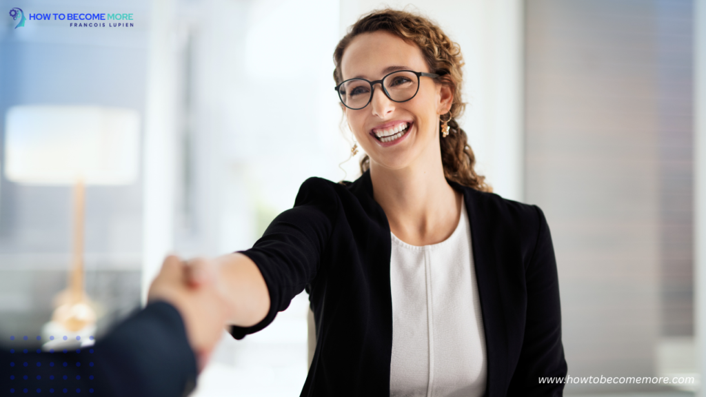 Symbolic representation of trust-building in leadership.